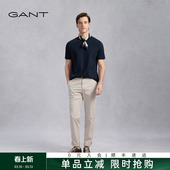 甘特春夏季 商务通勤舒适棉质百搭直筒休闲长裤 新款 时尚 男士 GANT
