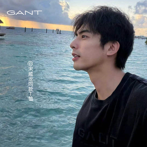 GANT/甘特男士复古水洗短袖T恤
