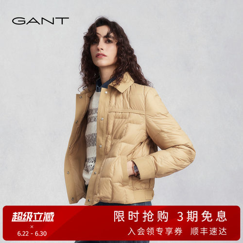 GANT/甘特女士白鹅绒羽绒服外套