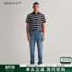 男士 新款 长裤 子通勤简约复古水洗直筒裤 GANT 百搭牛仔裤 甘特春季