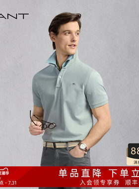 GANT/甘特夏季男士短袖POLO衫