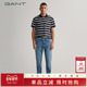 甘特春季 子通勤简约复古水洗直筒裤 新款 GANT 男士 长裤 百搭牛仔裤
