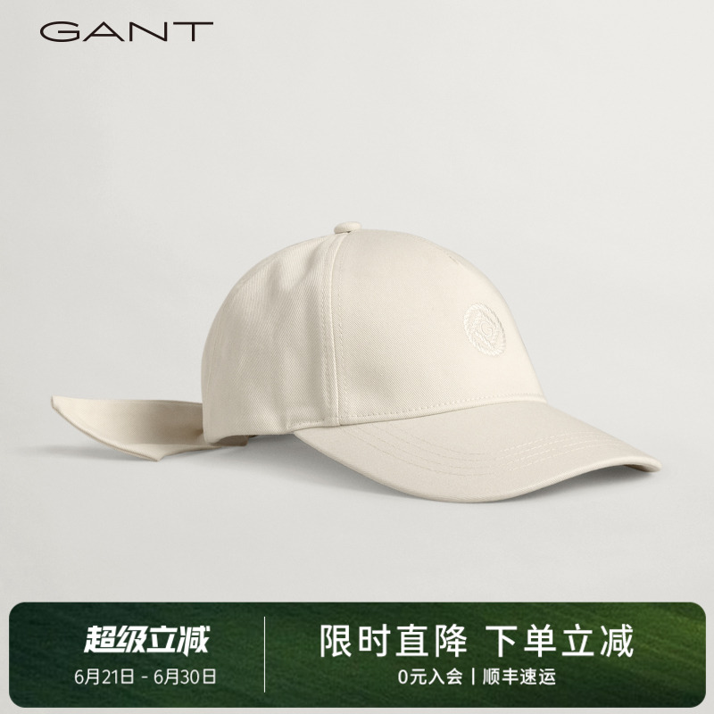 GANT甘特春季新款女士复古运动透气休闲遮阳棒球帽