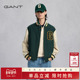 春秋男士 GANT 甘特25新款 学院风撞色外套棒球领运动休闲复古夹克