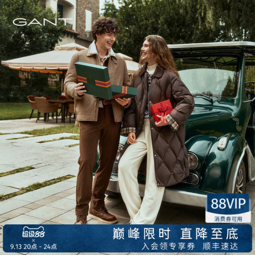 GANT/甘特女士中长款复古羽绒服