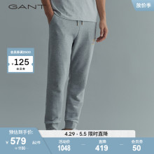 运动舒适通勤休闲长裤 GANT甘特男士 休闲美式 时尚 2049005 经典