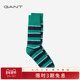 袜子男款 GANT 甘特2025秋冬新款 条纹撞色休闲日常百搭棉感中筒袜