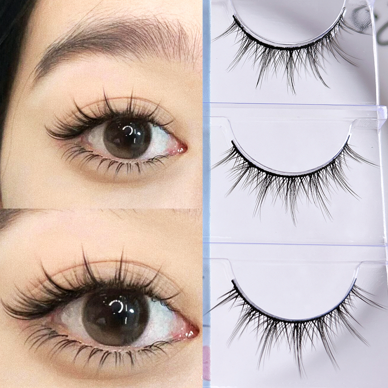 雨卡卡优质纤维漫画自然假睫毛