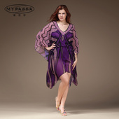 蔓芭莎比基尼泳衣大号罩衫 外搭 裙外衣海滩披纱遮阳裙罩温泉泳装