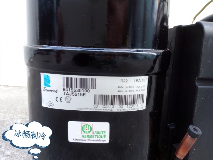 原装 法国泰康压缩机 高温压缩机 TAJ5515E 1-1/4HP 焊接