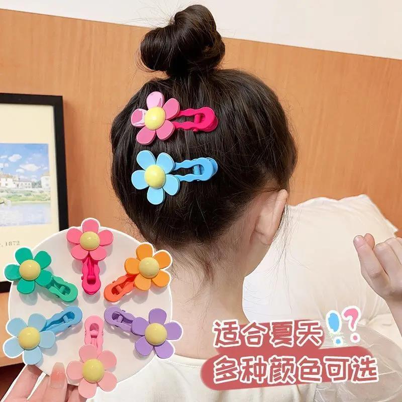 儿童大花朵发夹碎发刘海夹韩国女孩网红发卡女童头饰宝宝bb夹发饰