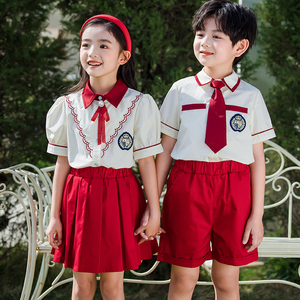 儿童演出服大合唱舞蹈服诗歌朗诵表演服小学生毕业照班服套装