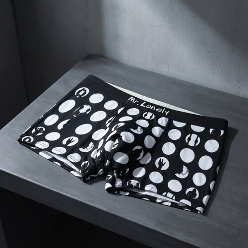 寂寞先生男士平角内裤速干印花