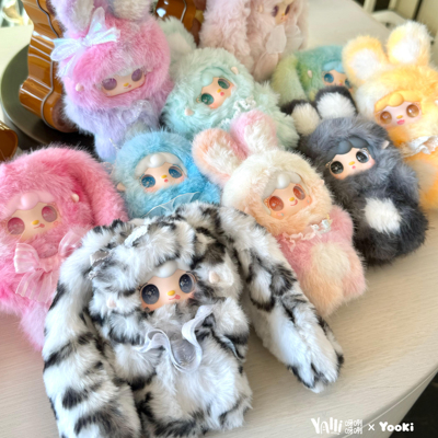 正版yooki氧氧跳一跳小兔盲盒