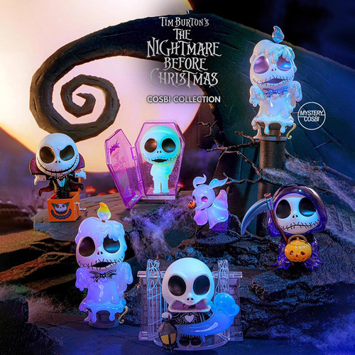 正版HotToys圣诞夜惊魂盲盒公仔