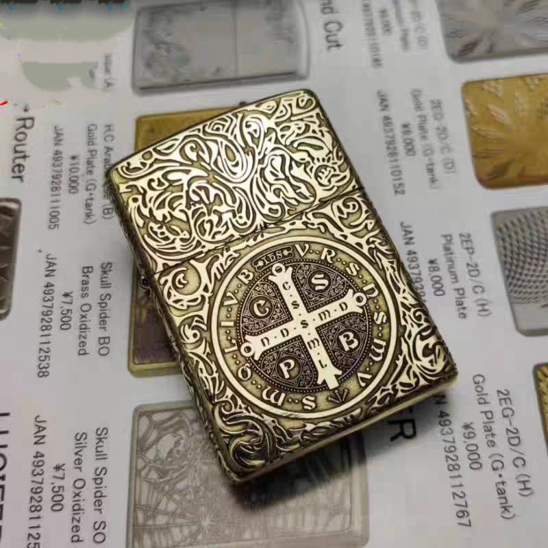 zippo正品芝宝康斯坦丁地狱神探恶灵挽歌盔甲五面精雕煤油打火机