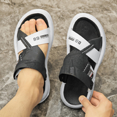 潮流沙滩鞋 学生运动露趾凉拖鞋 外穿透气防滑夏季 男新款 男 凉鞋 韩版