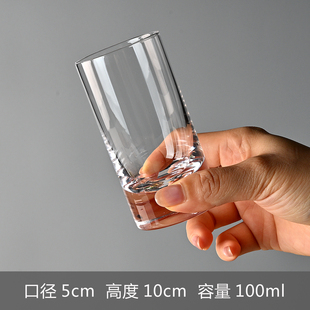 100ml手工水晶玻璃二两家用白酒杯一口杯套装高档烈酒杯子弹杯