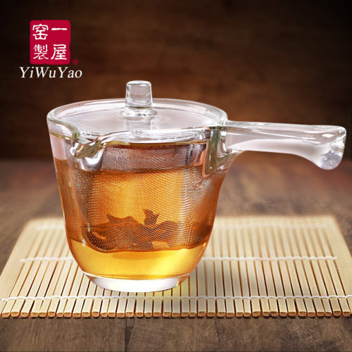 一屋窑制茶壶日式侧把壶急须壶加厚泡茶壶不锈钢过滤网