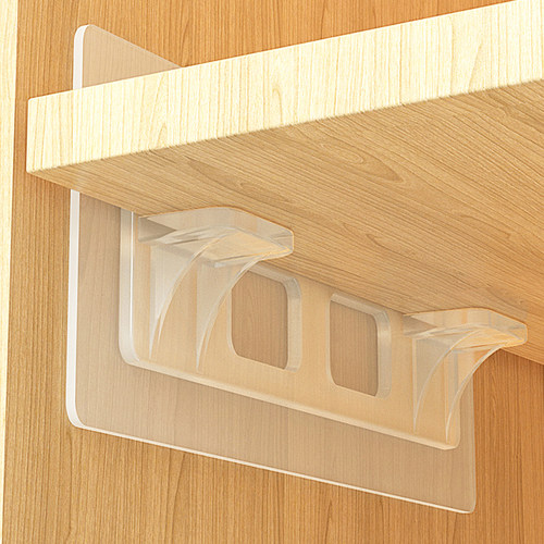 免打孔隔板托固定器层板托钉