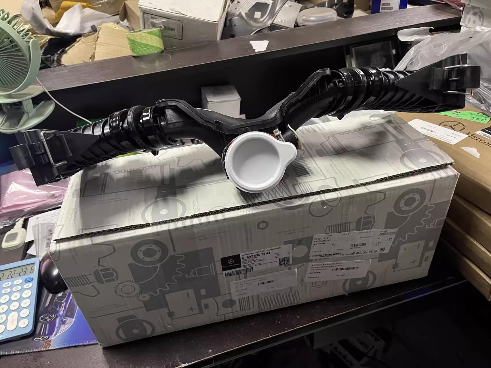 奔驰642 W164 W166 GLE350 GL320GL350ML350柴油空气流量计传感器