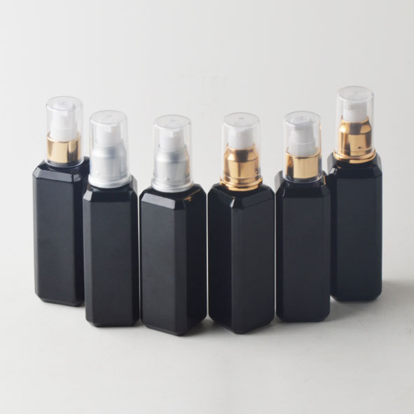 黑色乳液旅行分装瓶