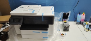 惠普7740打印机 无线打印 一体机自动双面