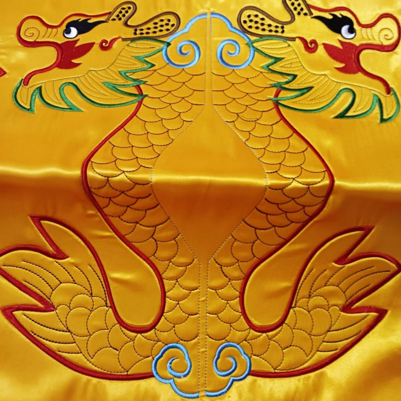 庆阳香包绣片自己做半成品大号孔雀龙凤挂件配件民俗风手工艺品