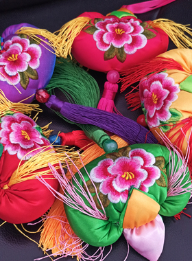 民间挂件刺绣荷包端午节