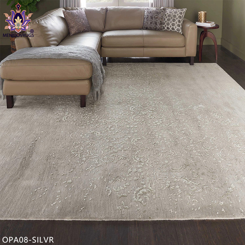 进口羊毛加丝手工地毯复古抽象(一)变革系列轻奢海藻纤维材质可选