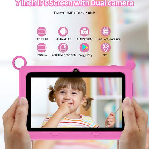 新款7寸带IWAWA儿童安卓12学习智