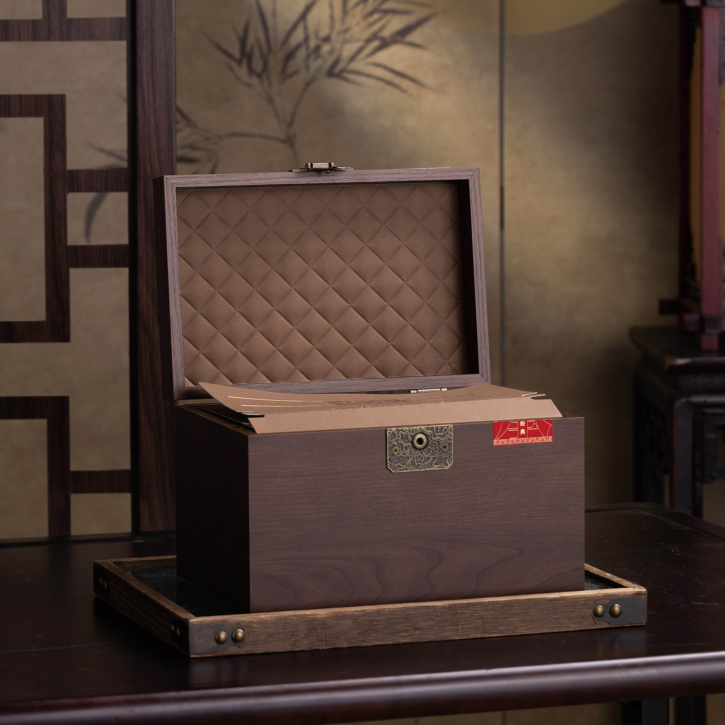 中式茶叶包装凤凰单枞福鼎老白茶