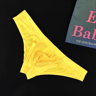 内裤 U凸骚气小裤 性感时尚 透气低腰半包臀丝滑潮男个性 头 薄款 男士