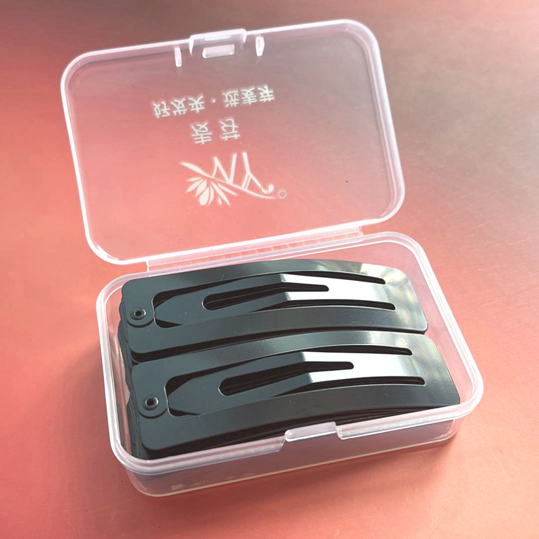 麦芽发夹金属简约黑色bb夹侧边夹