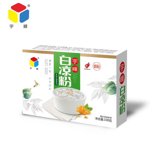 宇峰白凉粉100g盒装自制果冻布丁