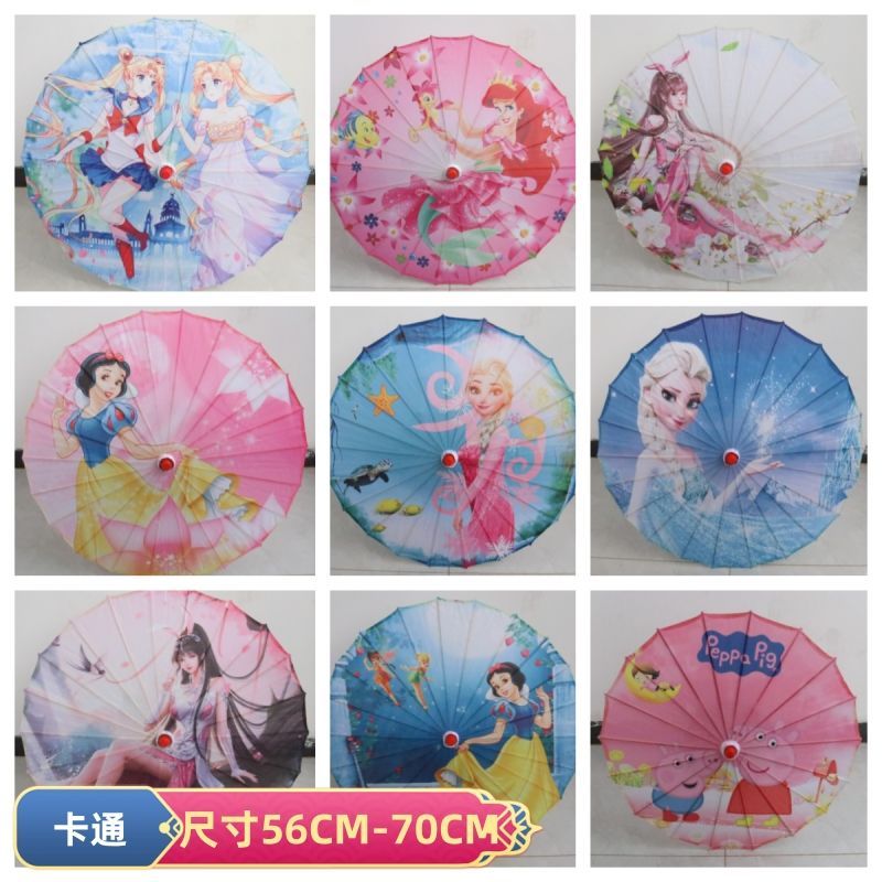 儿童走秀伞绸布伞鑫鑫新款走量