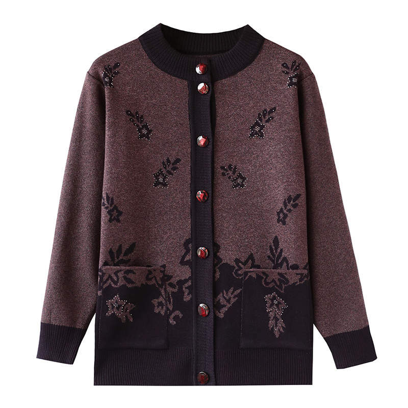 开衫包芯纱扣子不起球长袖外穿