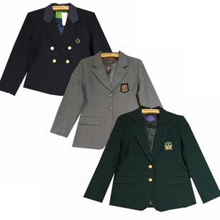 古着中古外套日本学生校服装班服秋冬女小西装外套1