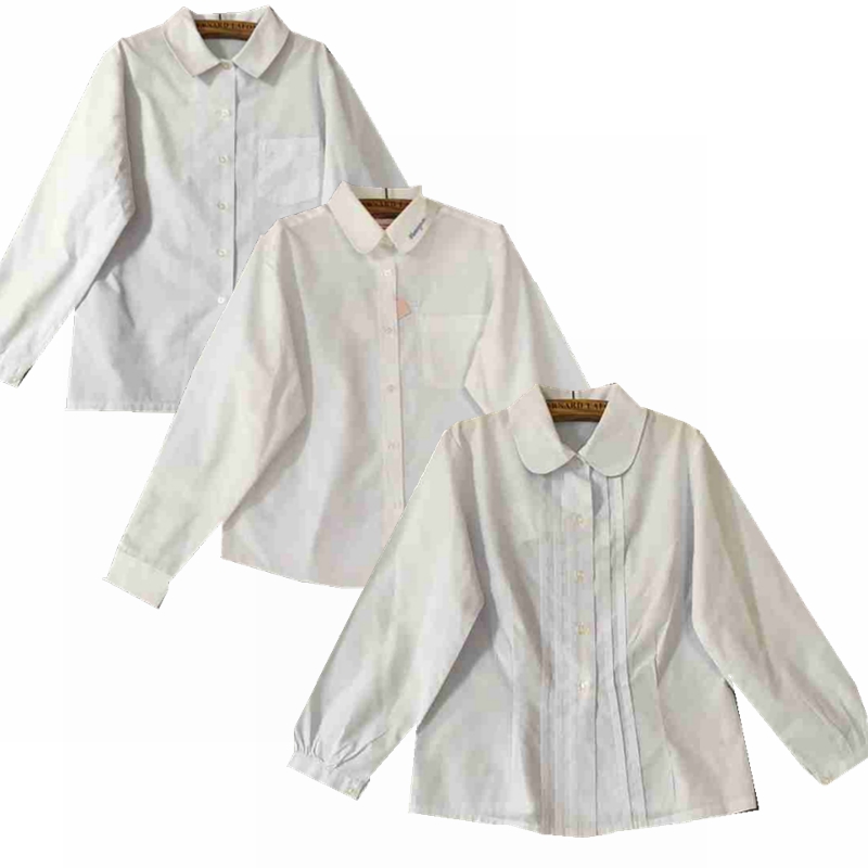 衬衫短袖日制萌妹衬衫中间服夏服