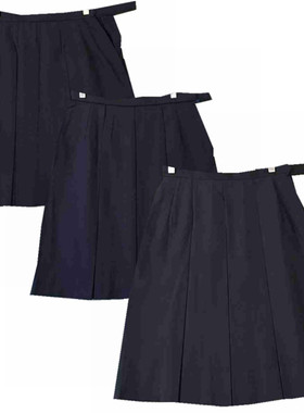 纯色黑色灰色百褶裙JK制服半身裙