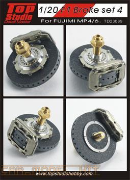 TopStudio TD23089 1/20 MP4/6 赛车模型刹车碟改造件套装