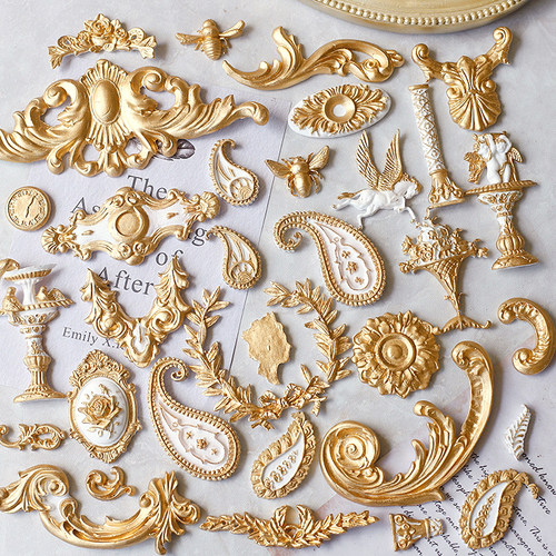 欧式花纹复古风浮雕硅胶模具