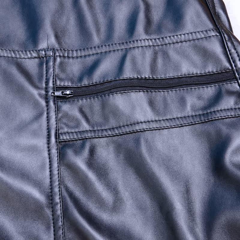 Pantalon cuir homme droit pour hiver - Ref 1489769 Image 5