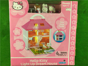 绝版sanrio三丽鸥 Hello Kitty 凯蒂猫 动物家庭 过家家玩具