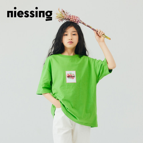 NIESSING尼辛纯棉印花短袖T恤