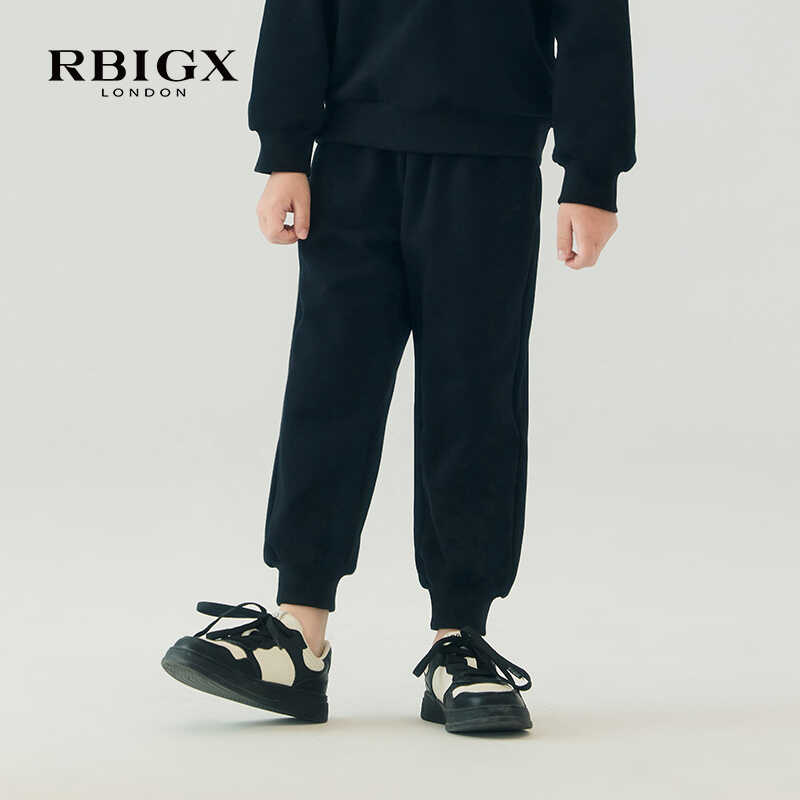 RBIGX瑞比克童装秋季新款潮流帅气休闲儿童套装针织运动裤卫裤