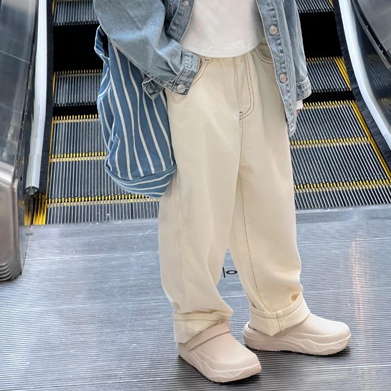 尼辛宽松大码儿童牛仔裤