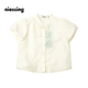 新中式 盘扣立领泡泡袖 儿童短袖 NIESSING尼辛童装 小衫 新款 衬衫 夏季