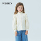 春季 RBIGX瑞比克童装 新款 女童小衫 衬衫 设计感木耳领长袖 纯棉
