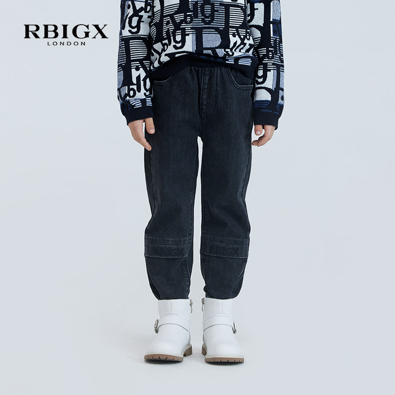 RBIGX/瑞比克直筒水洗牛仔裤